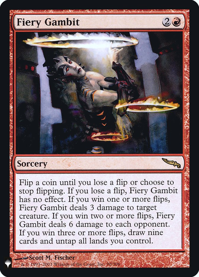 Fiery Gambit [Mystery Booster] | Jomio and Rueliete's Cards and Comics