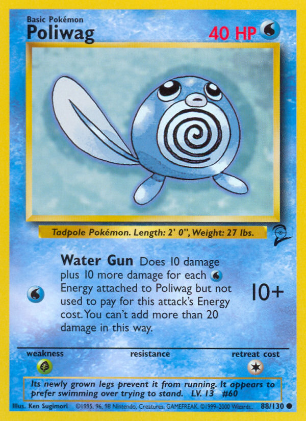 Poliwag (88/130) [Base Set 2] | Jomio and Rueliete's Cards and Comics