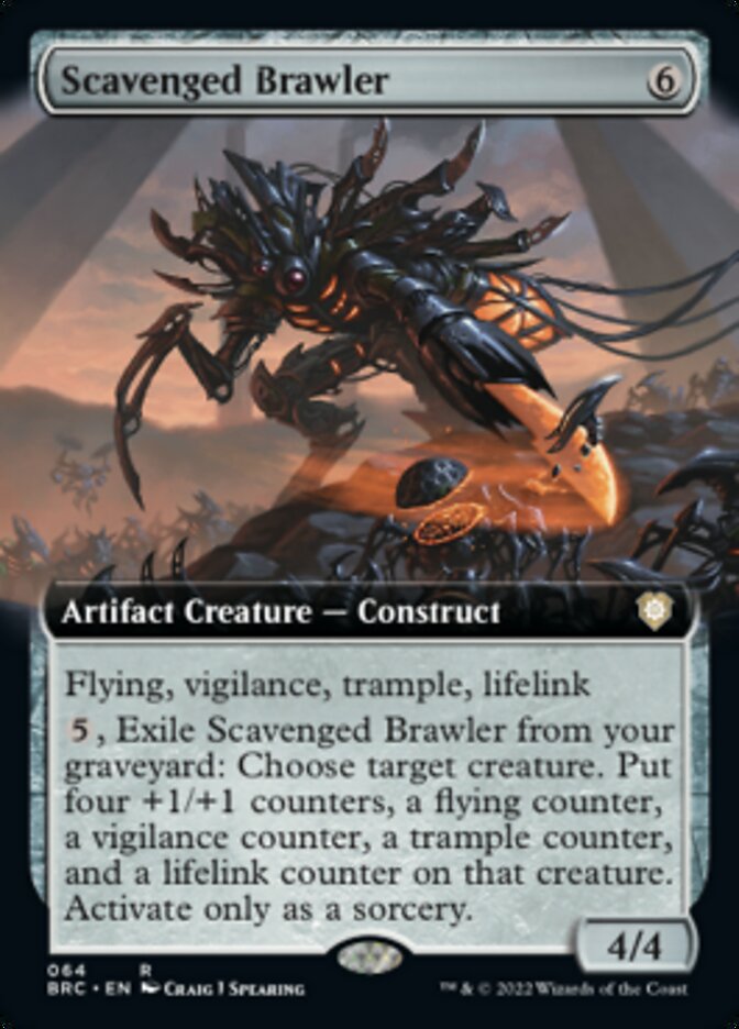 Scavenged Brawler (Extended Art) [The Brothers' War Commander] | Jomio and Rueliete's Cards and Comics