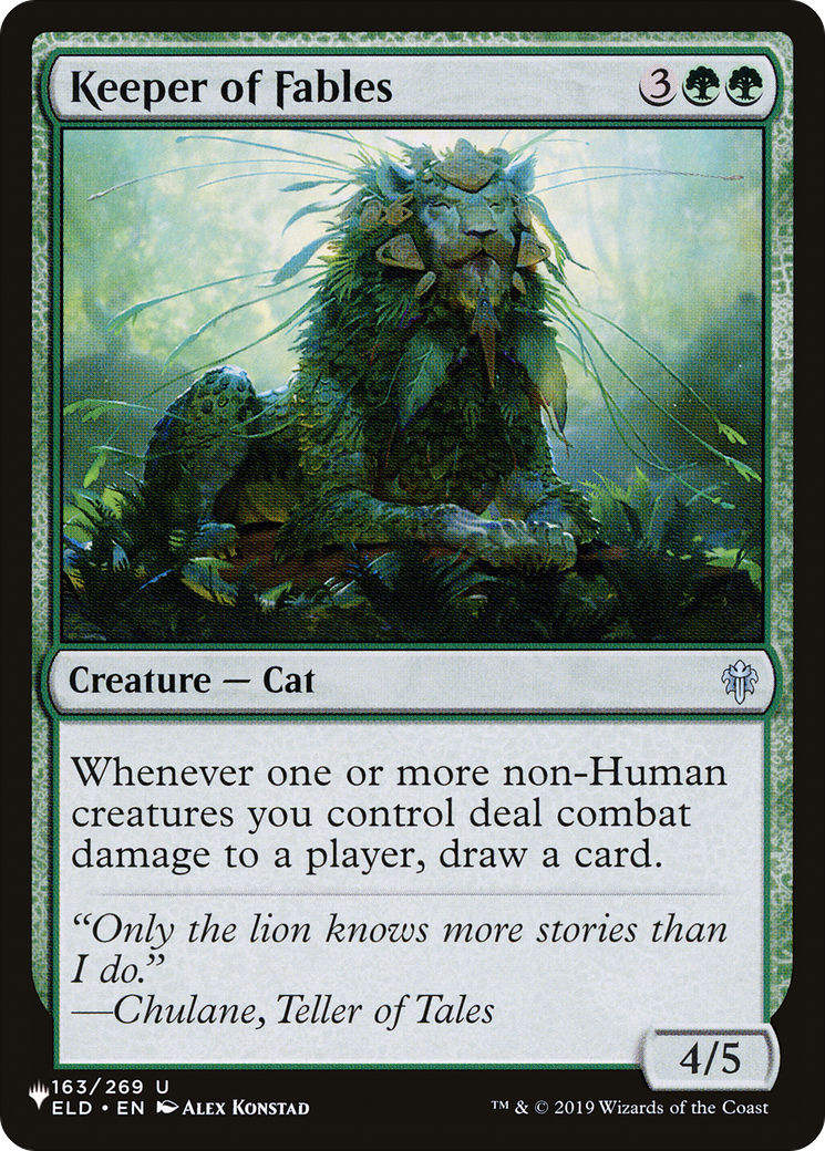 Keeper of Fables [The List] | Jomio and Rueliete's Cards and Comics