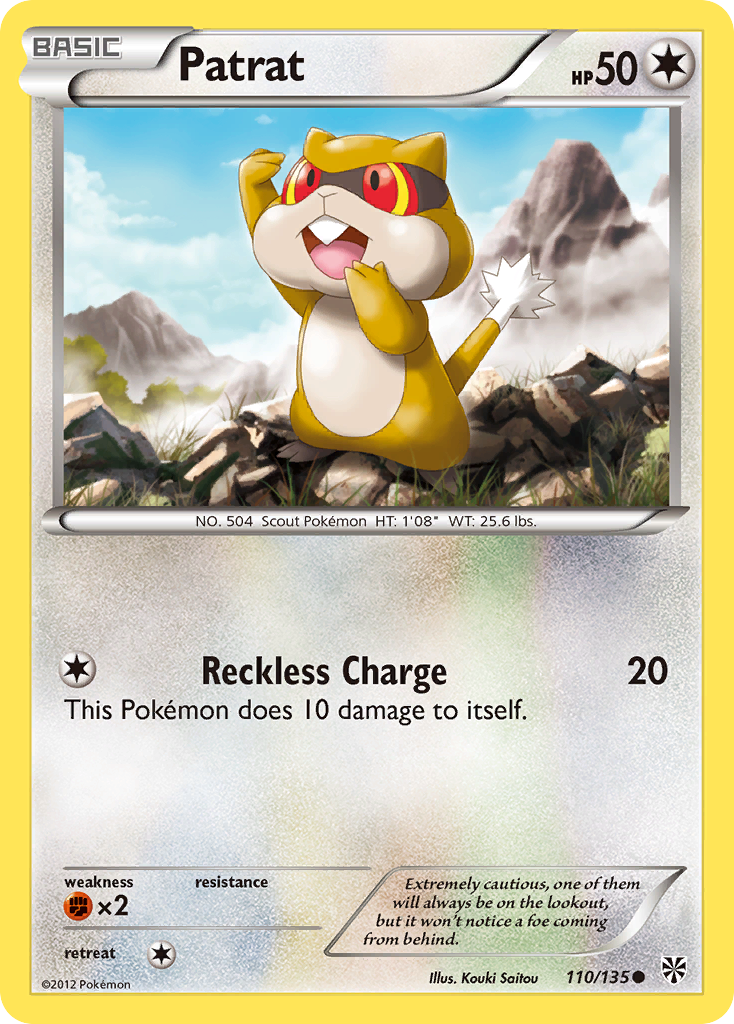 Patrat (110/135) [Black & White: Plasma Storm] | Jomio and Rueliete's Cards and Comics
