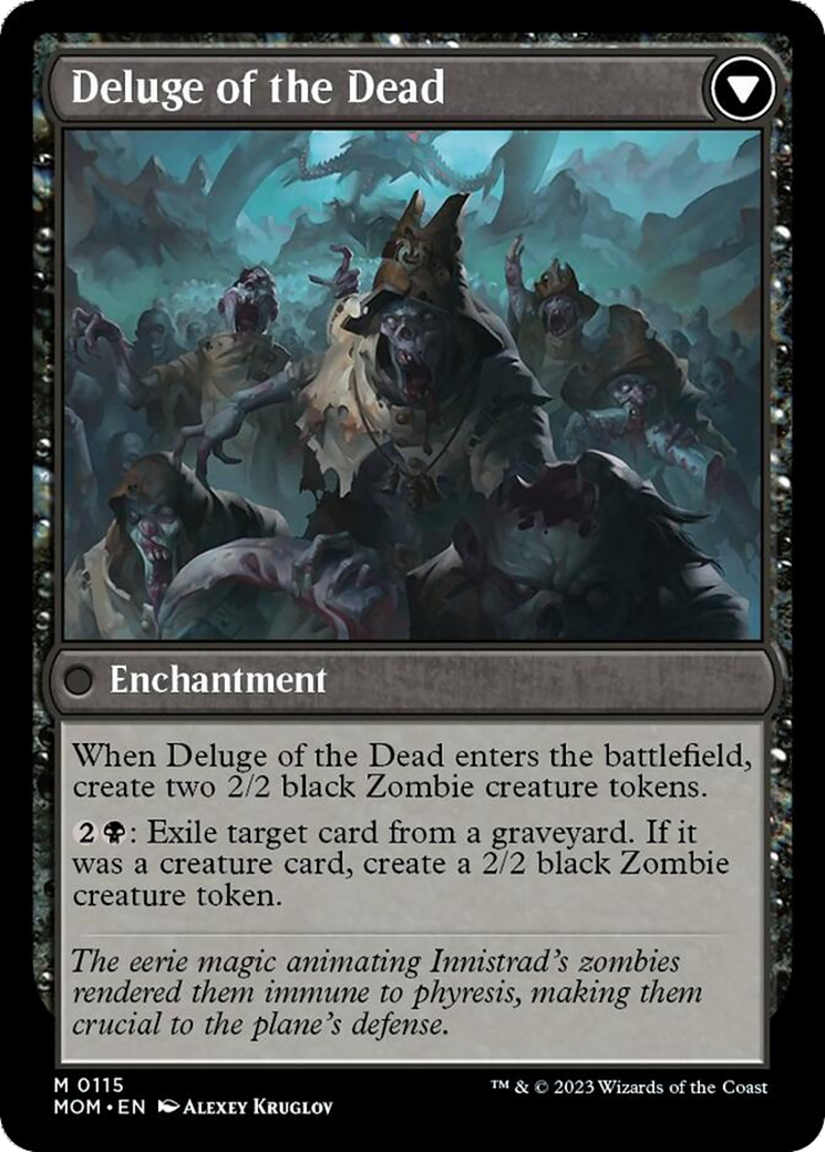 Invasion of Innistrad // Deluge of the Dead [March of the Machine] | Jomio and Rueliete's Cards and Comics