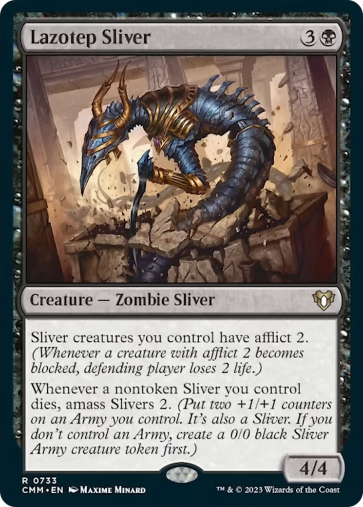 Lazotep Sliver [Commander Masters] | Jomio and Rueliete's Cards and Comics