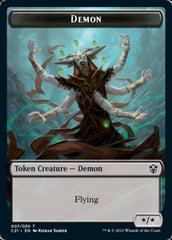 Demon // Fungus Beast Double-Sided Token [Commander 2021 Tokens] | Jomio and Rueliete's Cards and Comics