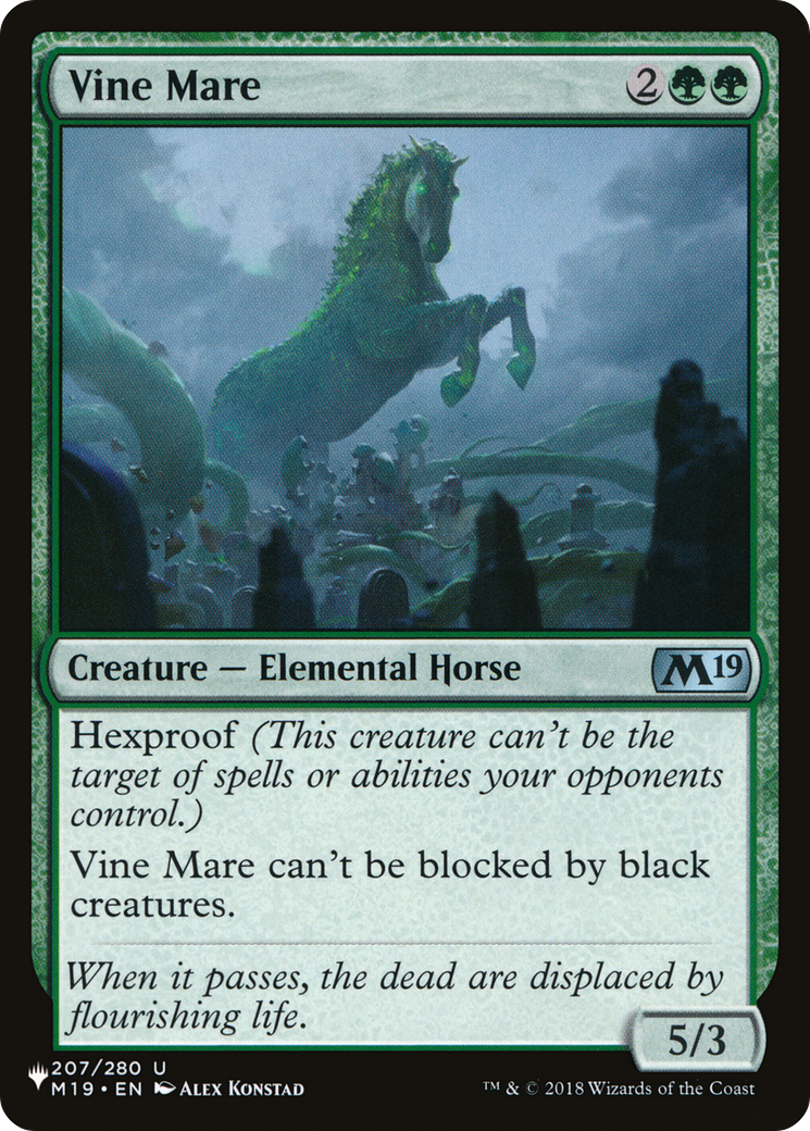 Vine Mare [The List] | Jomio and Rueliete's Cards and Comics