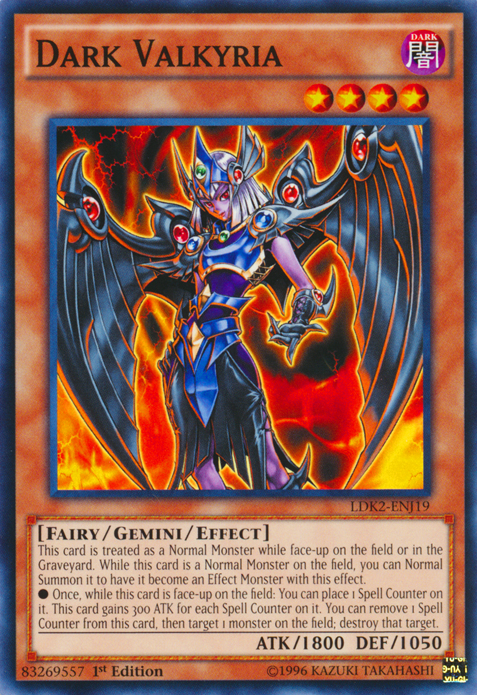 Dark Valkyria [LDK2-ENJ19] Common | Jomio and Rueliete's Cards and Comics