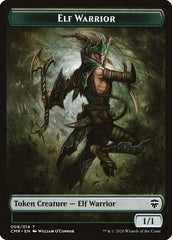 Elf Warrior // Thrull Double-Sided Token [Commander Legends Tokens] | Jomio and Rueliete's Cards and Comics