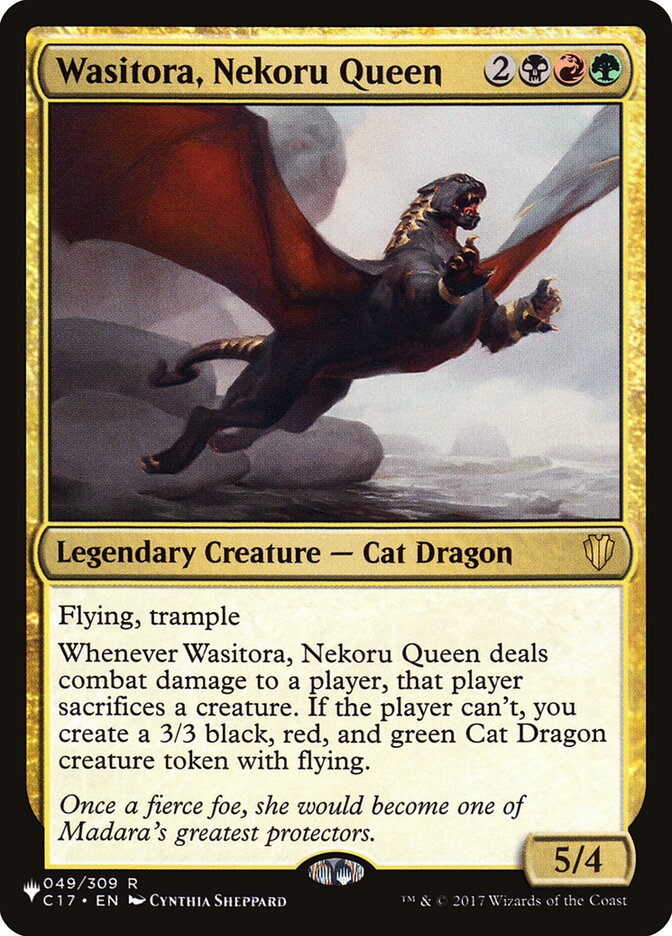 Wasitora, Nekoru Queen [The List] | Jomio and Rueliete's Cards and Comics