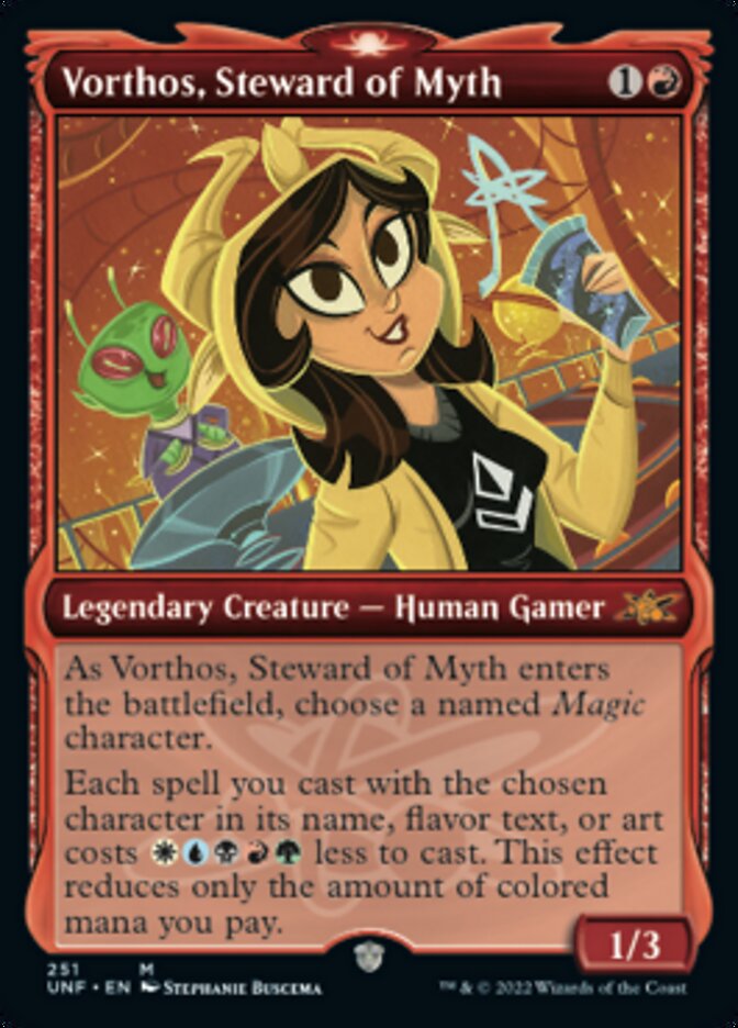 Vorthos, Steward of Myth (Showcase) [Unfinity] | Jomio and Rueliete's Cards and Comics