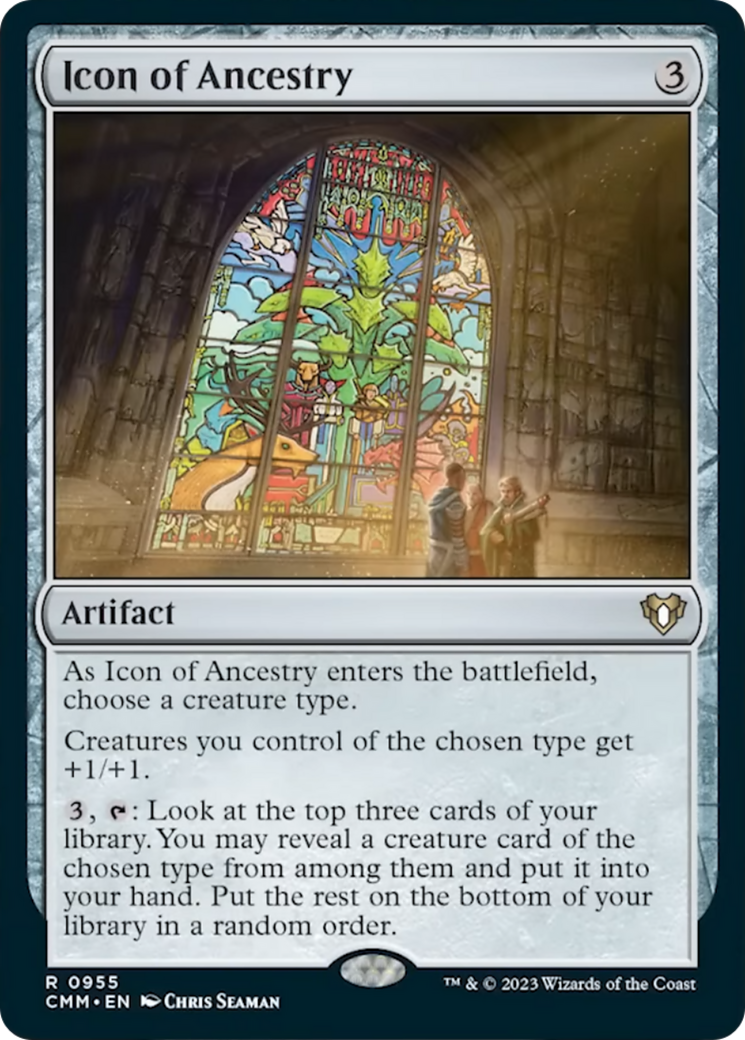 Icon of Ancestry [Commander Masters] | Jomio and Rueliete's Cards and Comics