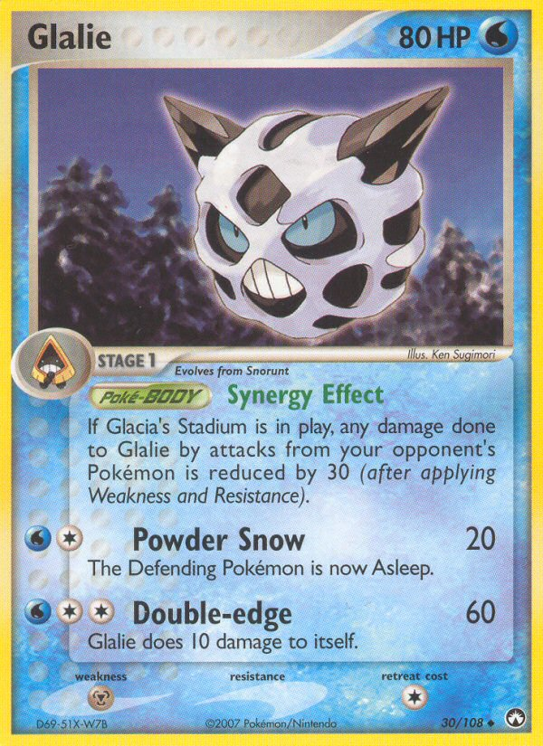 Glalie (30/108) [EX: Power Keepers] | Jomio and Rueliete's Cards and Comics