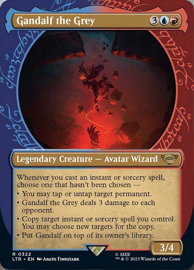Gandalf the Grey (Showcase Ring Frame) [The Lord of the Rings: Tales of Middle-Earth] | Jomio and Rueliete's Cards and Comics