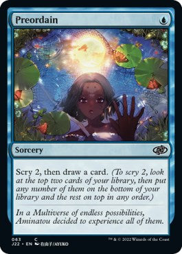 Preordain [Jumpstart 2022] | Jomio and Rueliete's Cards and Comics