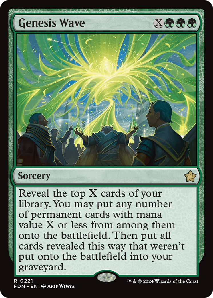 Genesis Wave [Foundations] | Jomio and Rueliete's Cards and Comics