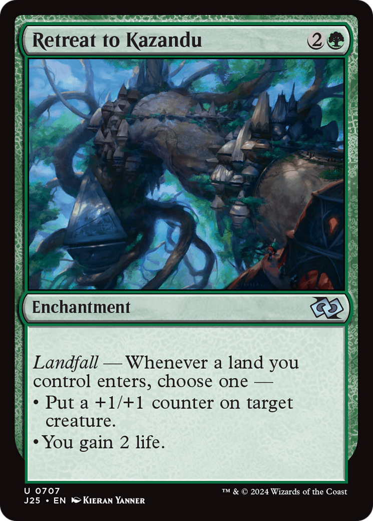 Retreat to Kazandu [Foundations Jumpstart] | Jomio and Rueliete's Cards and Comics