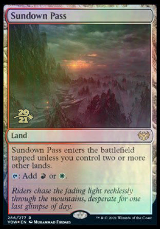 Sundown Pass [Innistrad: Crimson Vow Prerelease Promos] | Jomio and Rueliete's Cards and Comics
