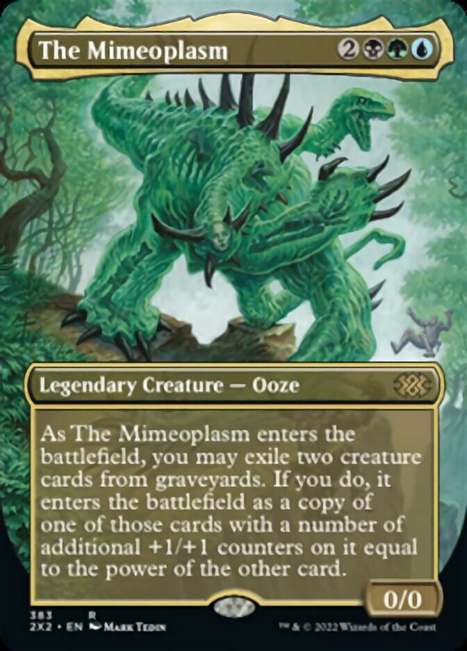 The Mimeoplasm (Borderless Alternate Art) [Double Masters 2022] | Jomio and Rueliete's Cards and Comics