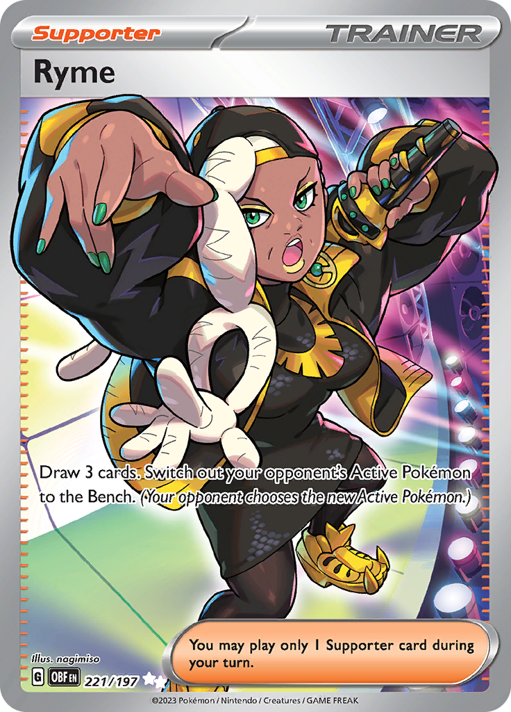 Ryme (221/197) [Scarlet & Violet: Obsidian Flames] | Jomio and Rueliete's Cards and Comics