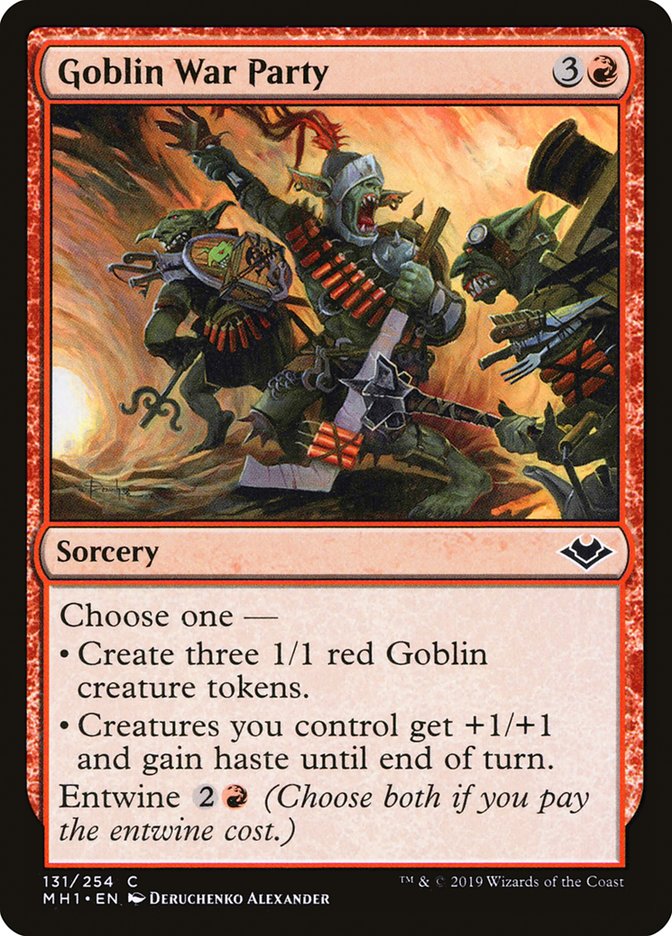 Goblin War Party [Modern Horizons] | Jomio and Rueliete's Cards and Comics