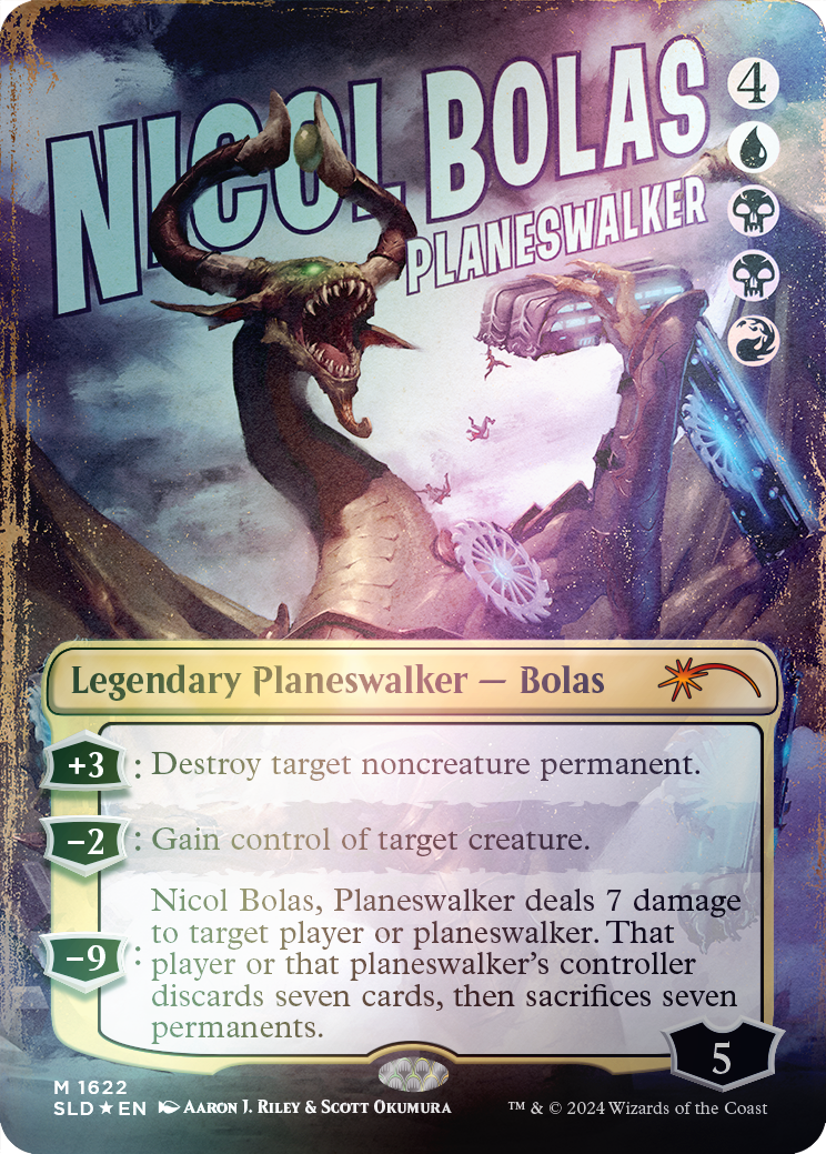 Nicol Bolas, Planeswalker (Rainbow Foil) [Secret Lair Drop Series] | Jomio and Rueliete's Cards and Comics