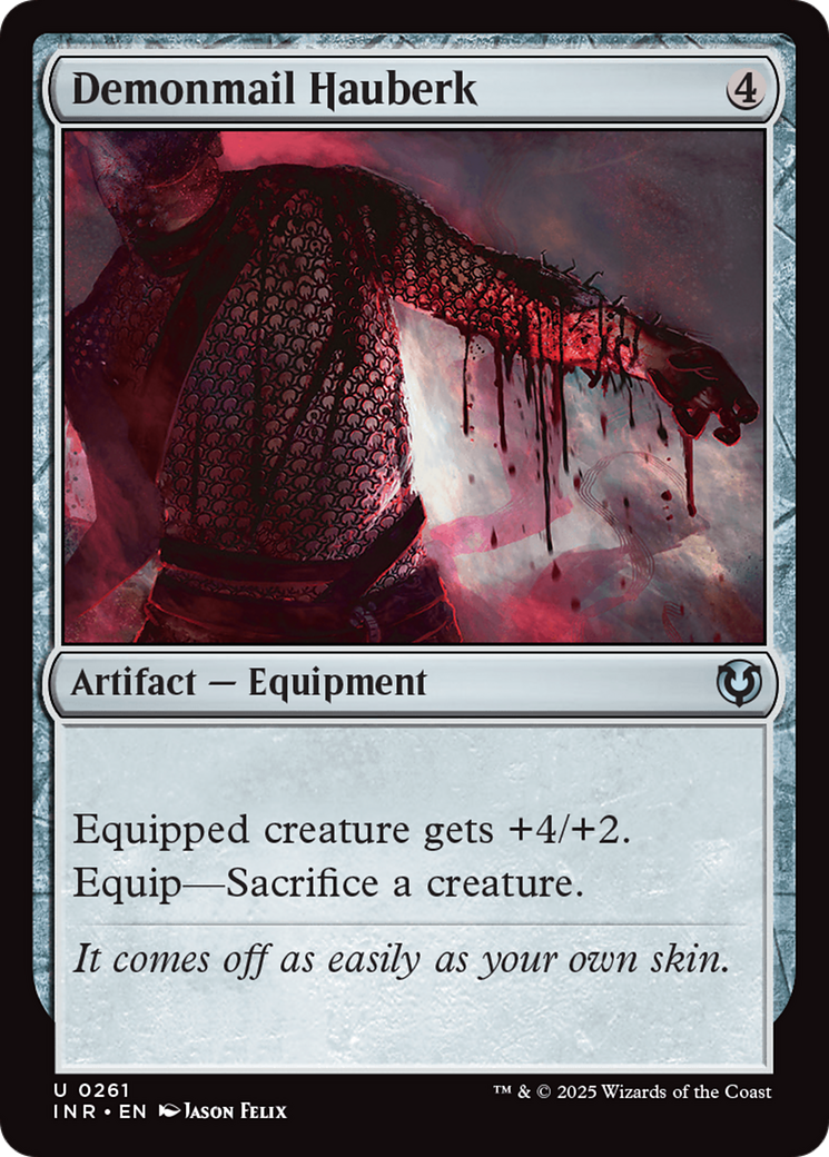 Demonmail Hauberk [Innistrad Remastered] | Jomio and Rueliete's Cards and Comics