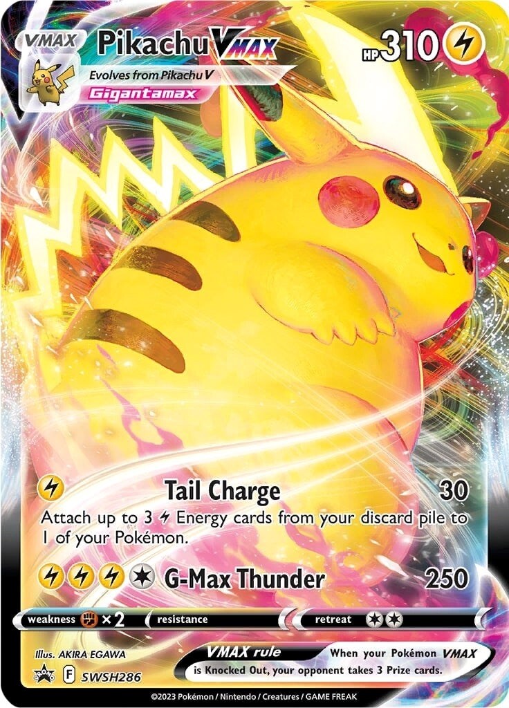 Pikachu VMAX (SWSH286) (Jumbo Card) [Sword & Shield: Black Star Promos] | Jomio and Rueliete's Cards and Comics