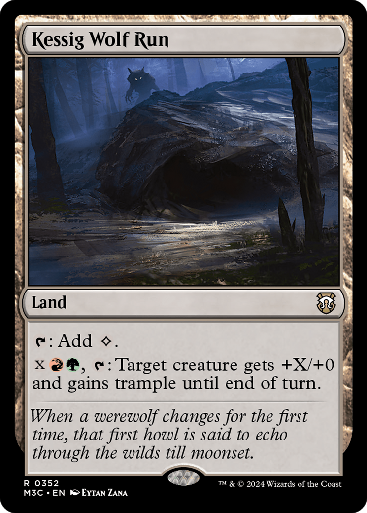 Kessig Wolf Run (Ripple Foil) [Modern Horizons 3 Commander] | Jomio and Rueliete's Cards and Comics
