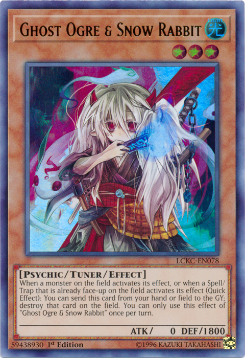 Ghost Ogre & Snow Rabbit [LCKC-EN078] Ultra Rare | Jomio and Rueliete's Cards and Comics