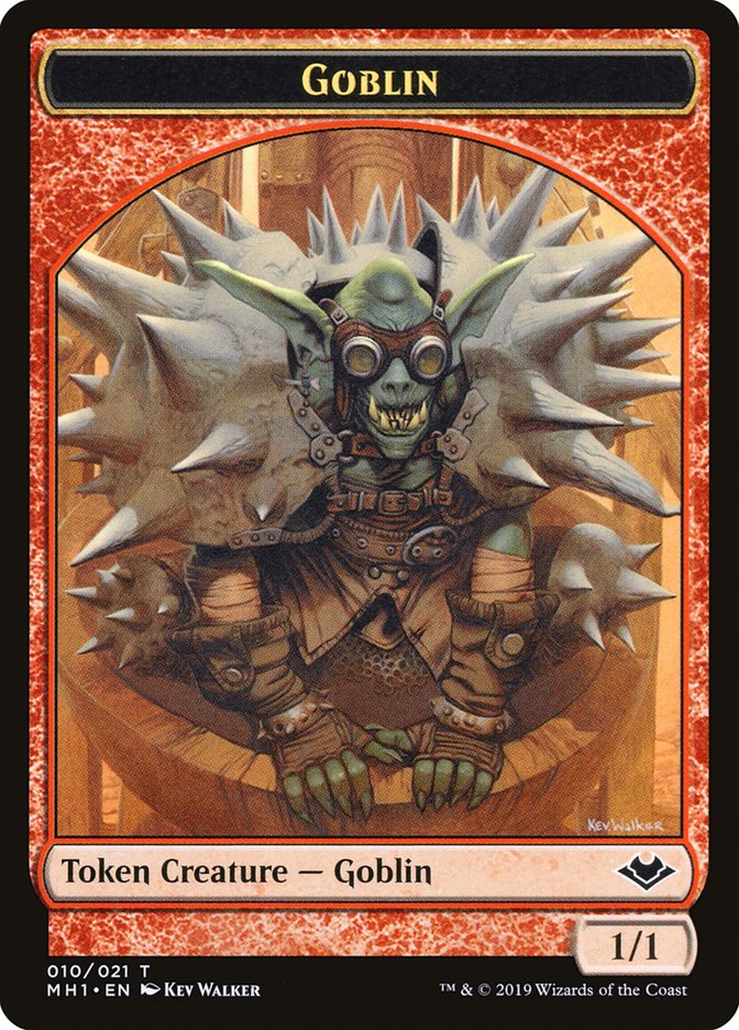 Elemental (009) // Goblin Double-Sided Token [Modern Horizons Tokens] | Jomio and Rueliete's Cards and Comics