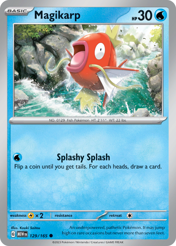 Magikarp (129/165) [Scarlet & Violet 151] | Jomio and Rueliete's Cards and Comics