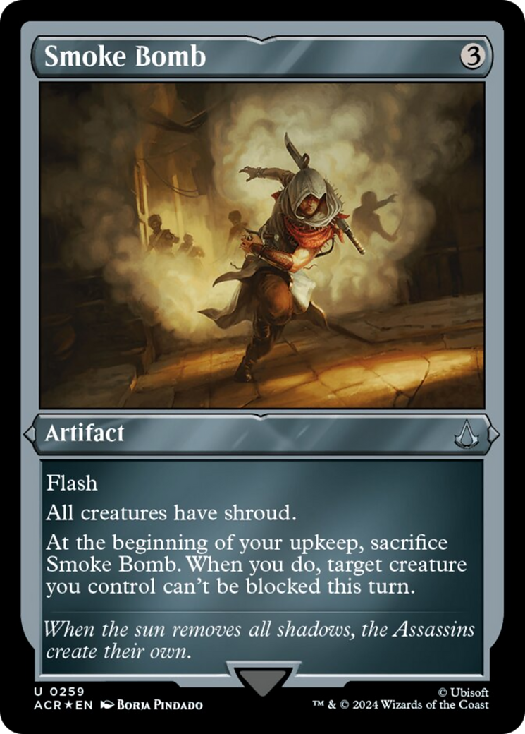 Smoke Bomb (Foil Etched) [Assassin's Creed] | Jomio and Rueliete's Cards and Comics