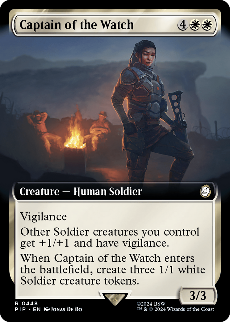Captain of the Watch (Extended Art) [Fallout] | Jomio and Rueliete's Cards and Comics