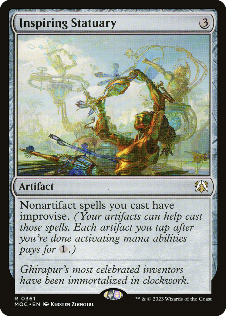 Inspiring Statuary [March of the Machine Commander] | Jomio and Rueliete's Cards and Comics