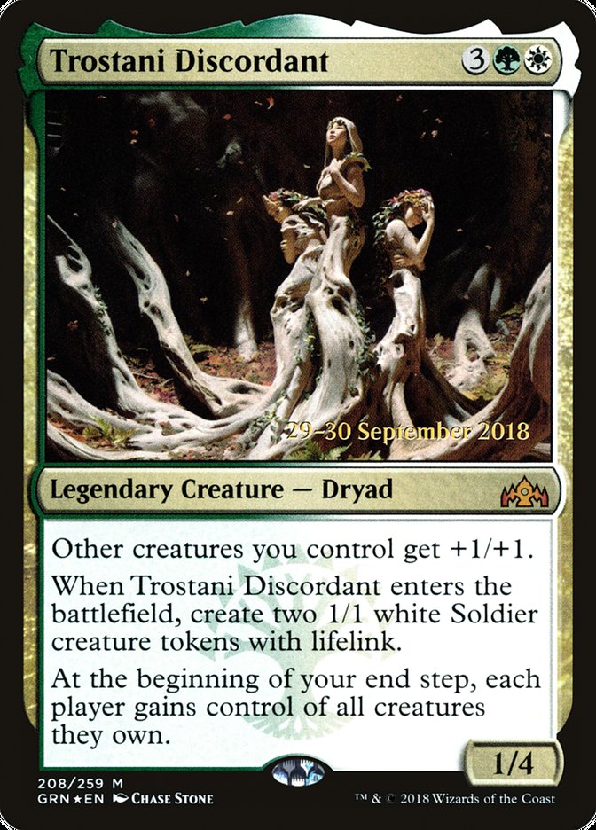 Trostani Discordant [Guilds of Ravnica Prerelease Promos] | Jomio and Rueliete's Cards and Comics