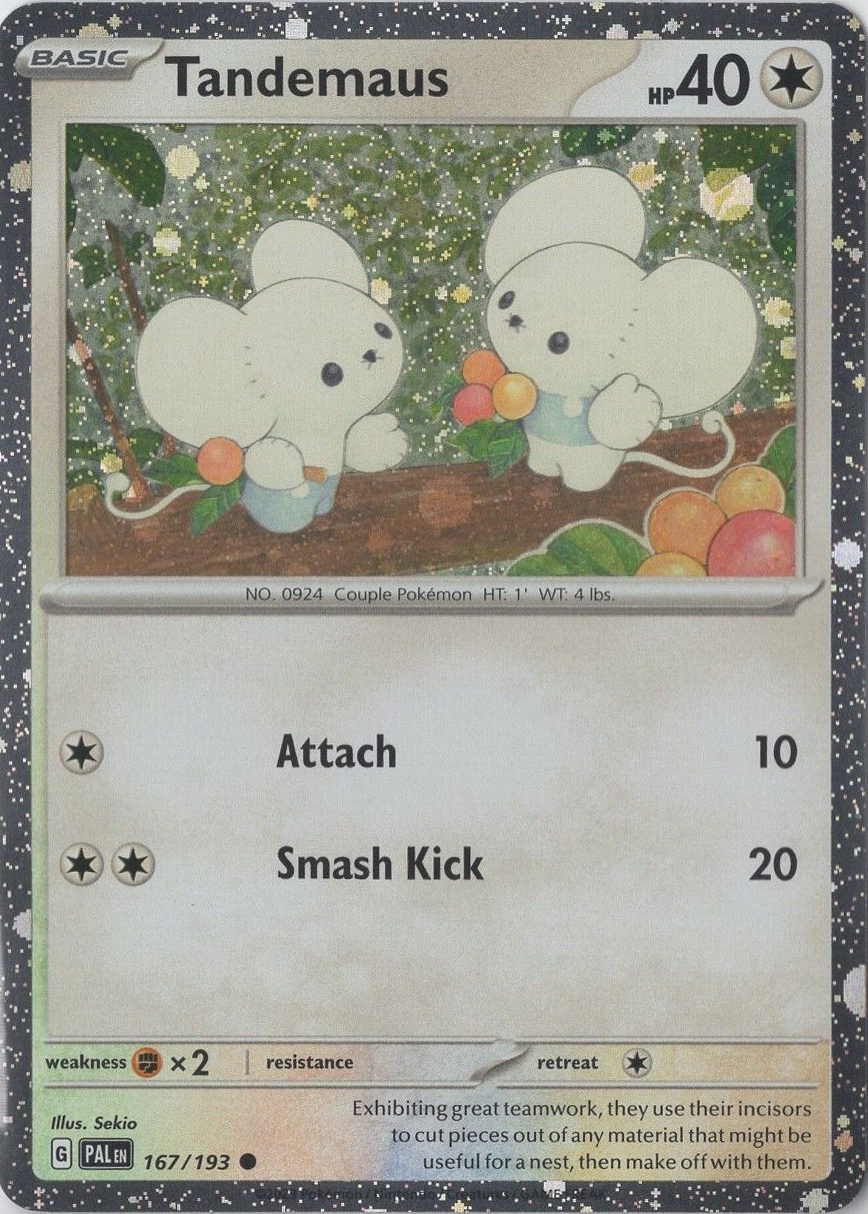 Tandemaus (167/193) (Cosmos Foil) [Scarlet & Violet: Paldea Evolved] | Jomio and Rueliete's Cards and Comics