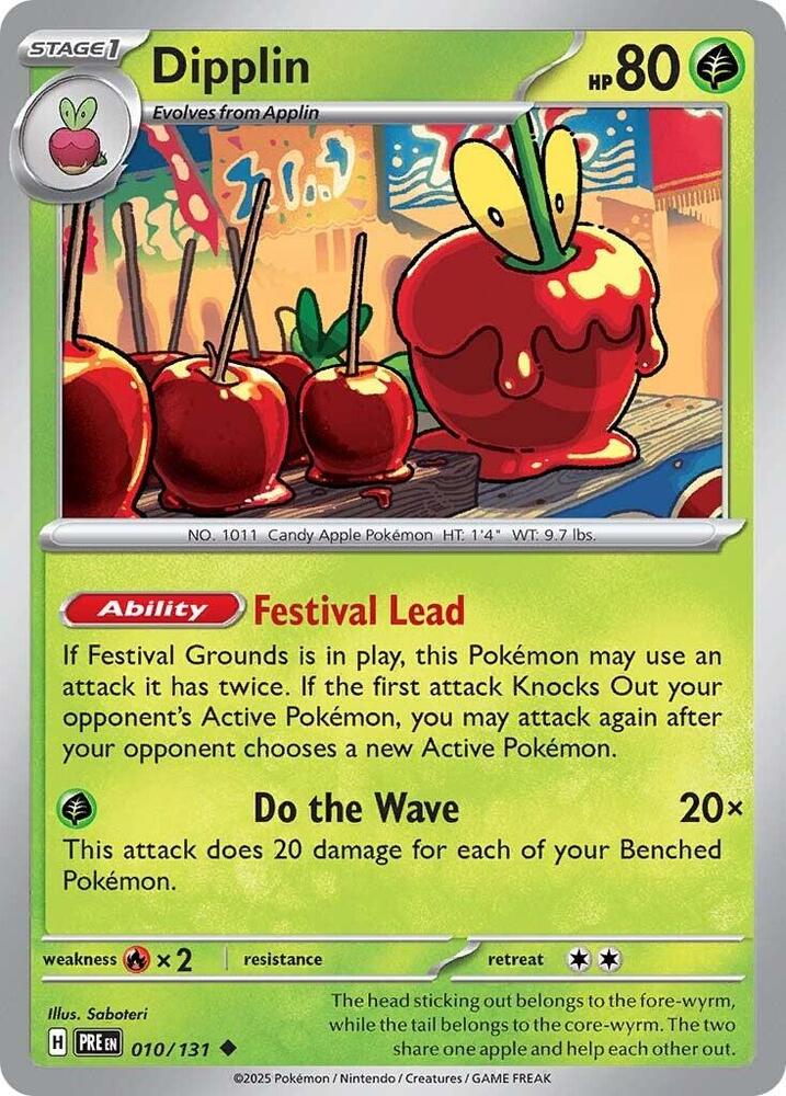 Dipplin (010/131) [Scarlet & Violet: Prismatic Evolutions] | Jomio and Rueliete's Cards and Comics