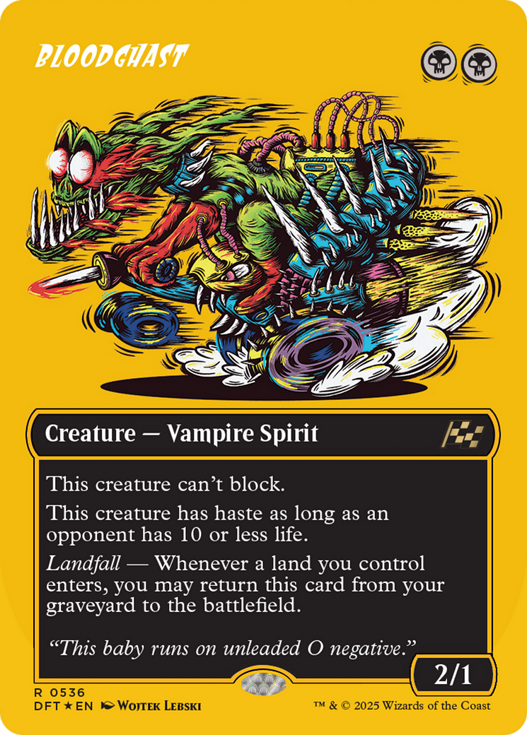 Bloodghast (Borderless) (First-Place Foil) [Aetherdrift] | Jomio and Rueliete's Cards and Comics