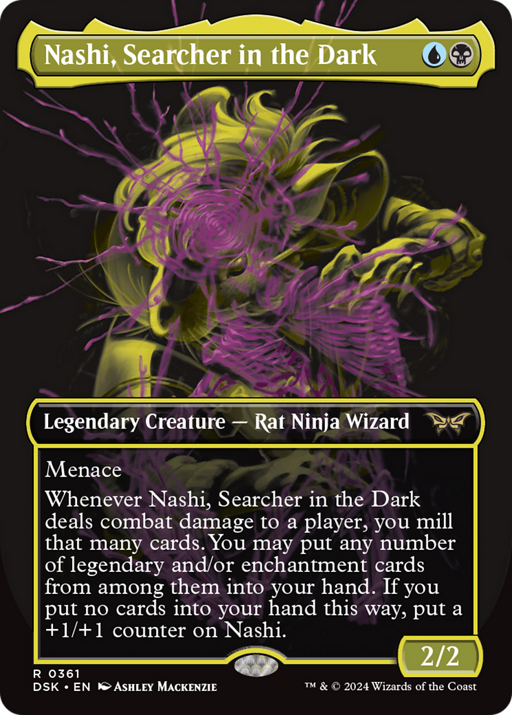Nashi, Searcher in the Dark (Showcase) [Duskmourn: House of Horror] | Jomio and Rueliete's Cards and Comics