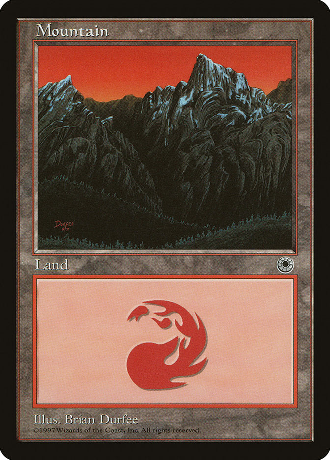 Mountain (9/7 Signature / Peak on Left) [Portal] | Jomio and Rueliete's Cards and Comics