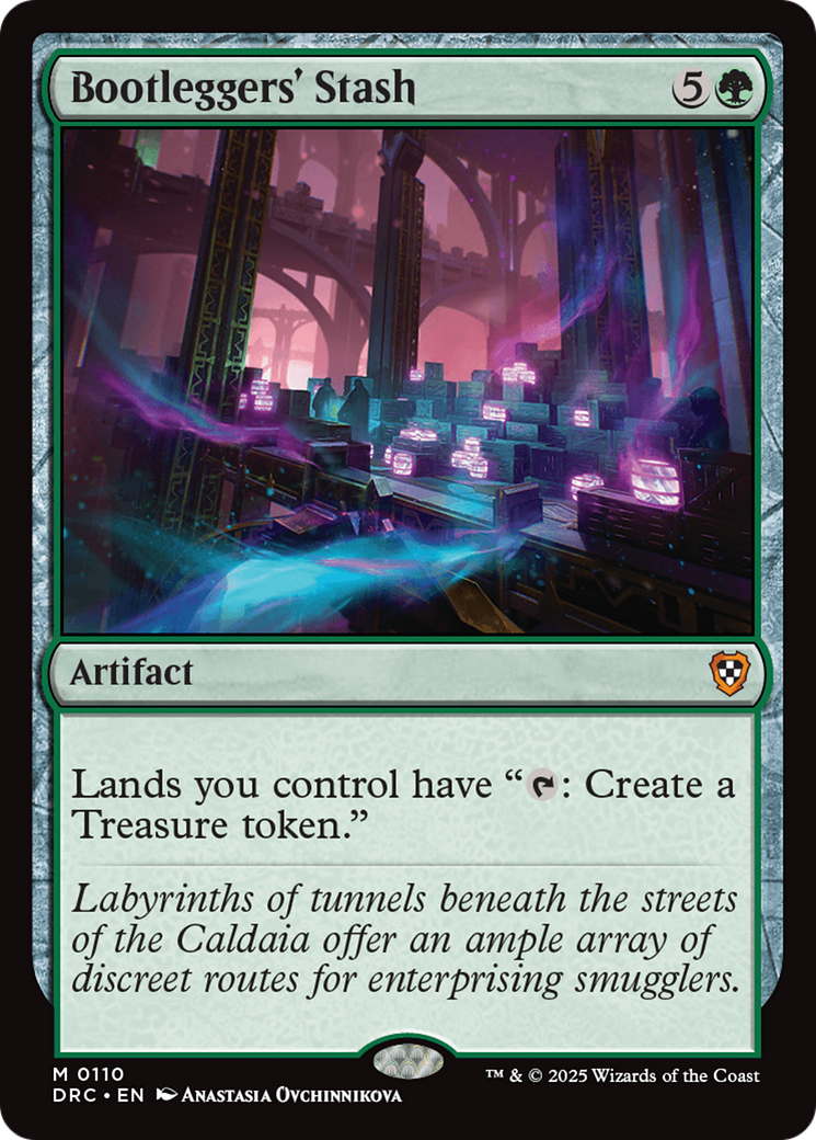 Bootleggers' Stash [Aetherdrift Commander] | Jomio and Rueliete's Cards and Comics