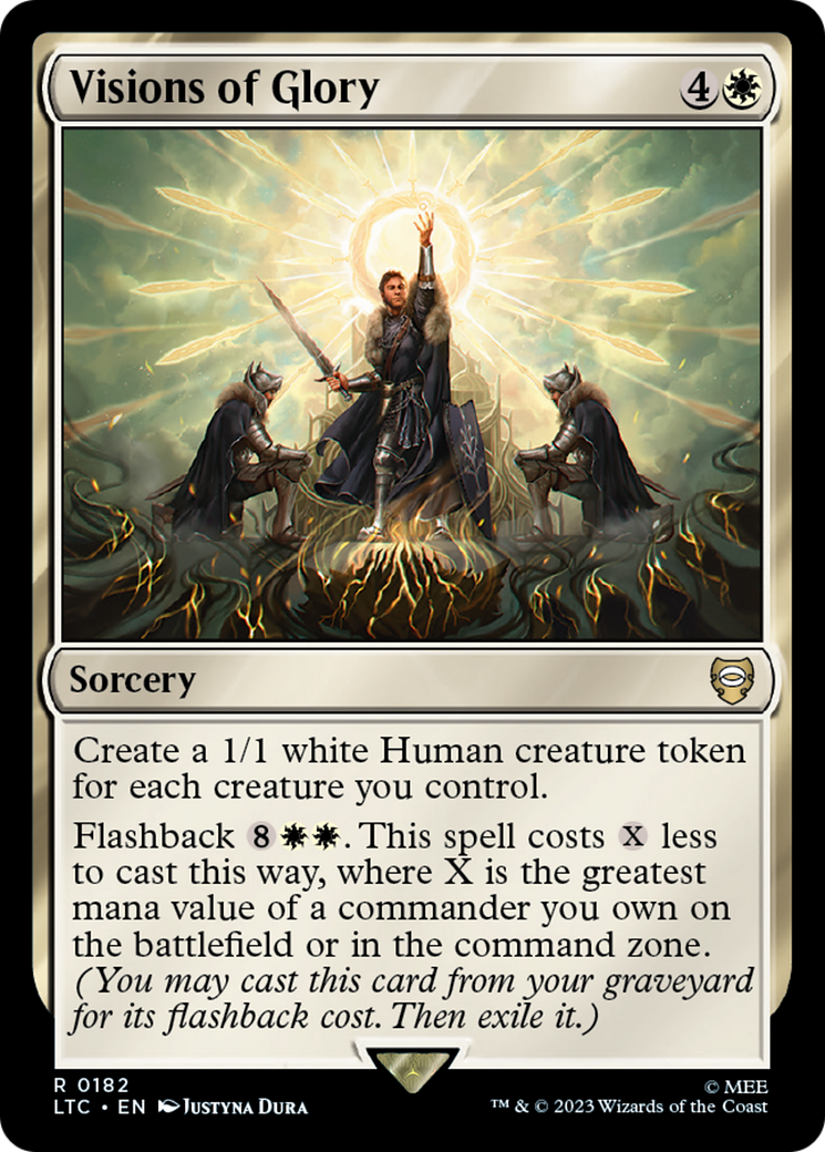 Visions of Glory [The Lord of the Rings: Tales of Middle-Earth Commander] | Jomio and Rueliete's Cards and Comics