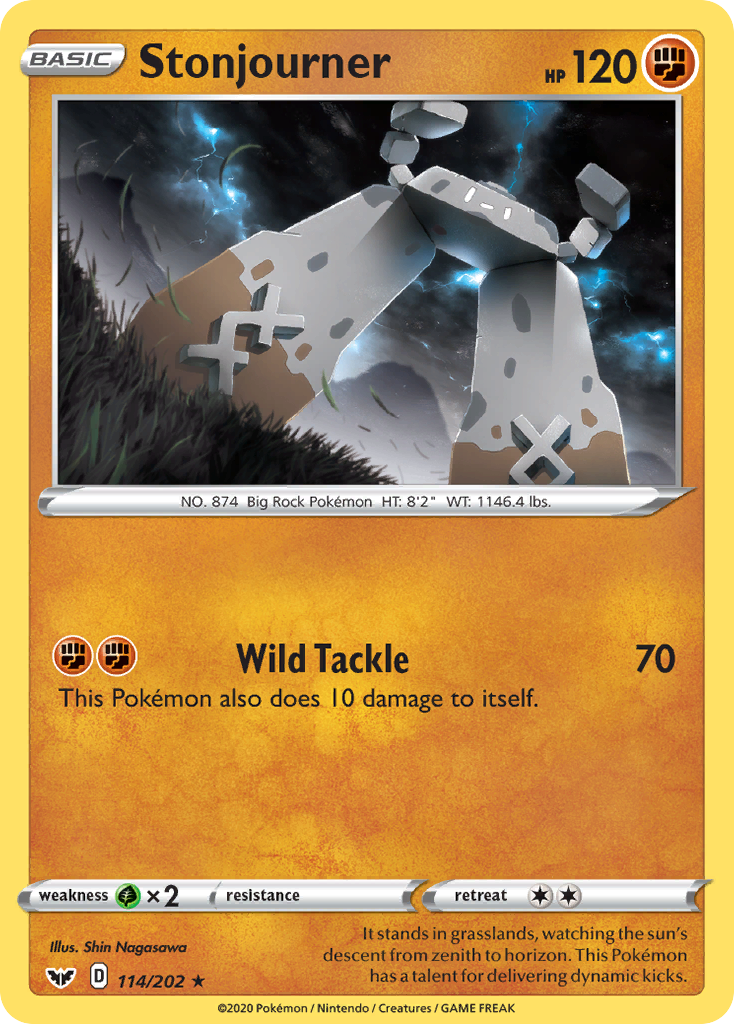 Stonjourner (114/202) [Sword & Shield: Base Set] | Jomio and Rueliete's Cards and Comics