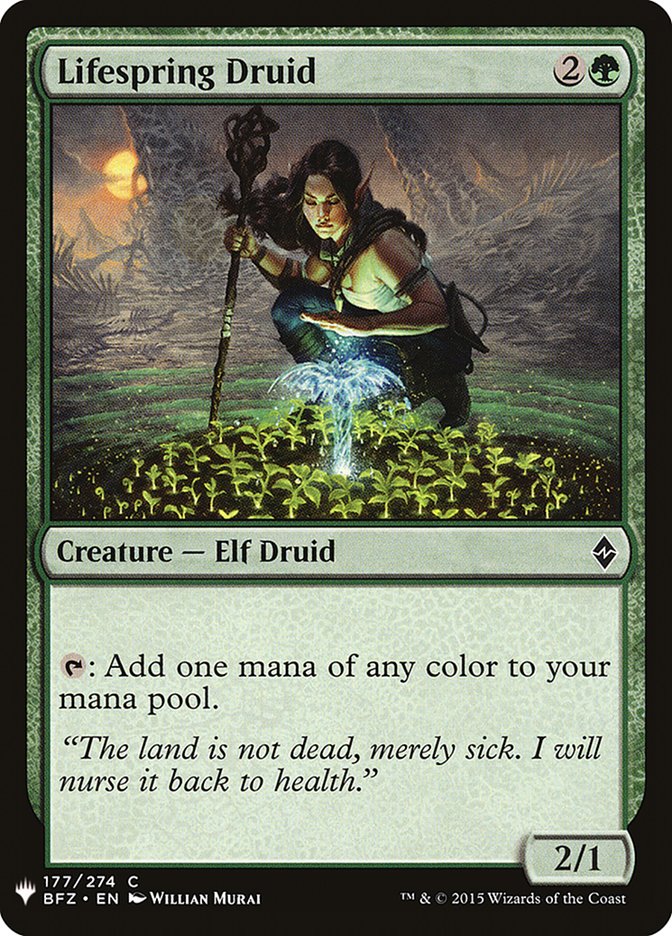 Lifespring Druid [Mystery Booster] | Jomio and Rueliete's Cards and Comics