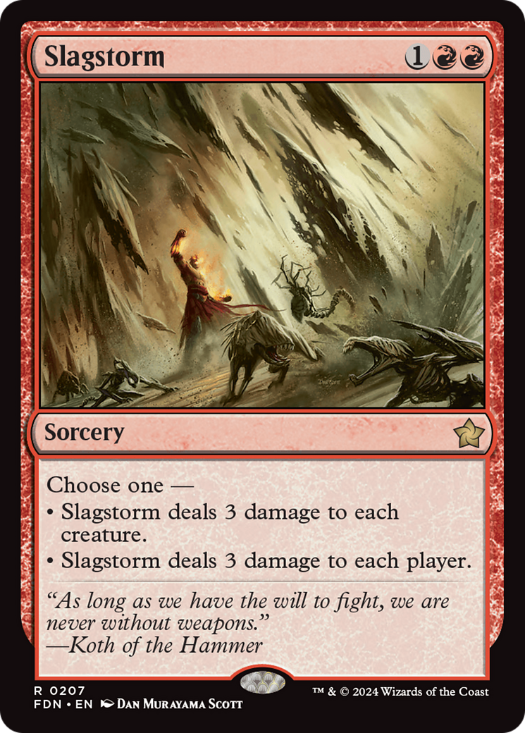 Slagstorm [Foundations] | Jomio and Rueliete's Cards and Comics