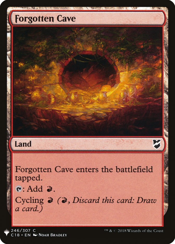 Forgotten Cave [Mystery Booster] | Jomio and Rueliete's Cards and Comics
