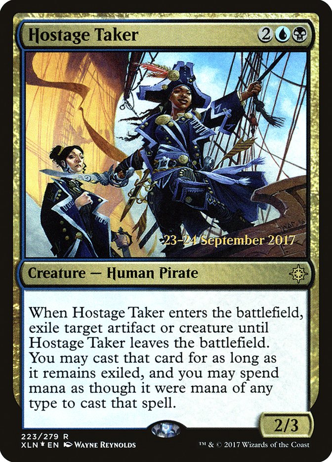 Hostage Taker [Ixalan Prerelease Promos] | Jomio and Rueliete's Cards and Comics