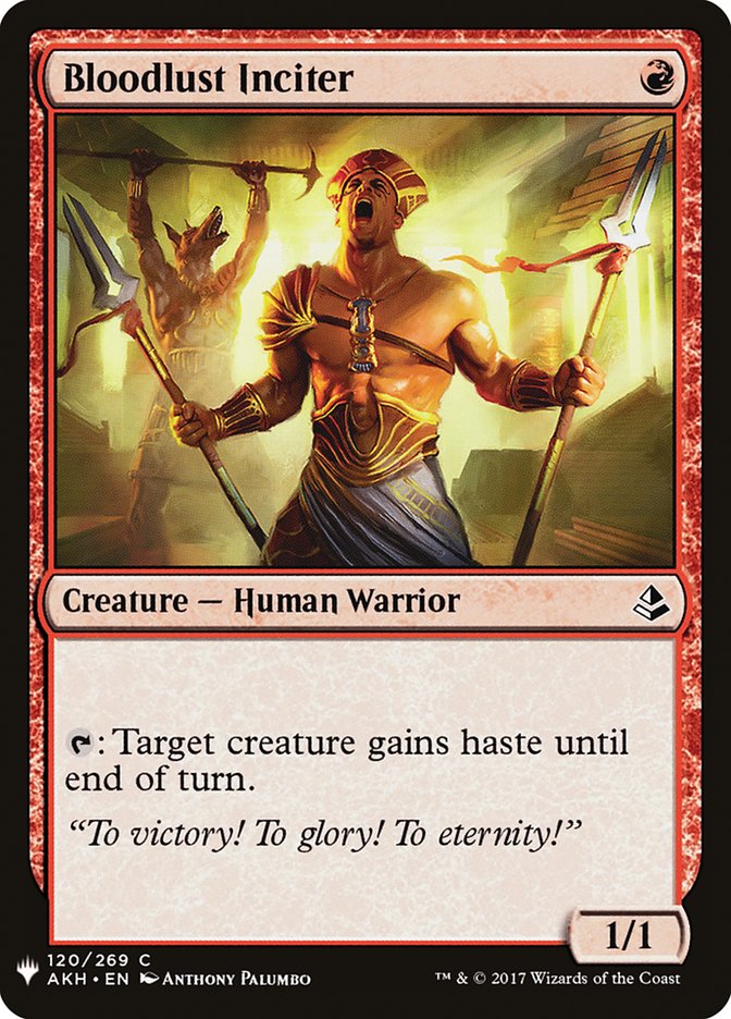 Bloodlust Inciter [Mystery Booster] | Jomio and Rueliete's Cards and Comics