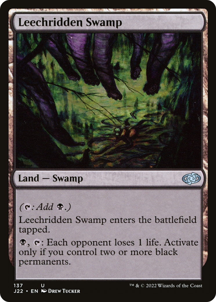 Leechridden Swamp [Jumpstart 2022] | Jomio and Rueliete's Cards and Comics