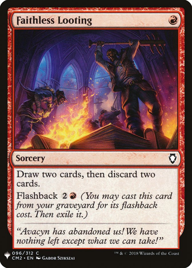 Faithless Looting [Mystery Booster] | Jomio and Rueliete's Cards and Comics