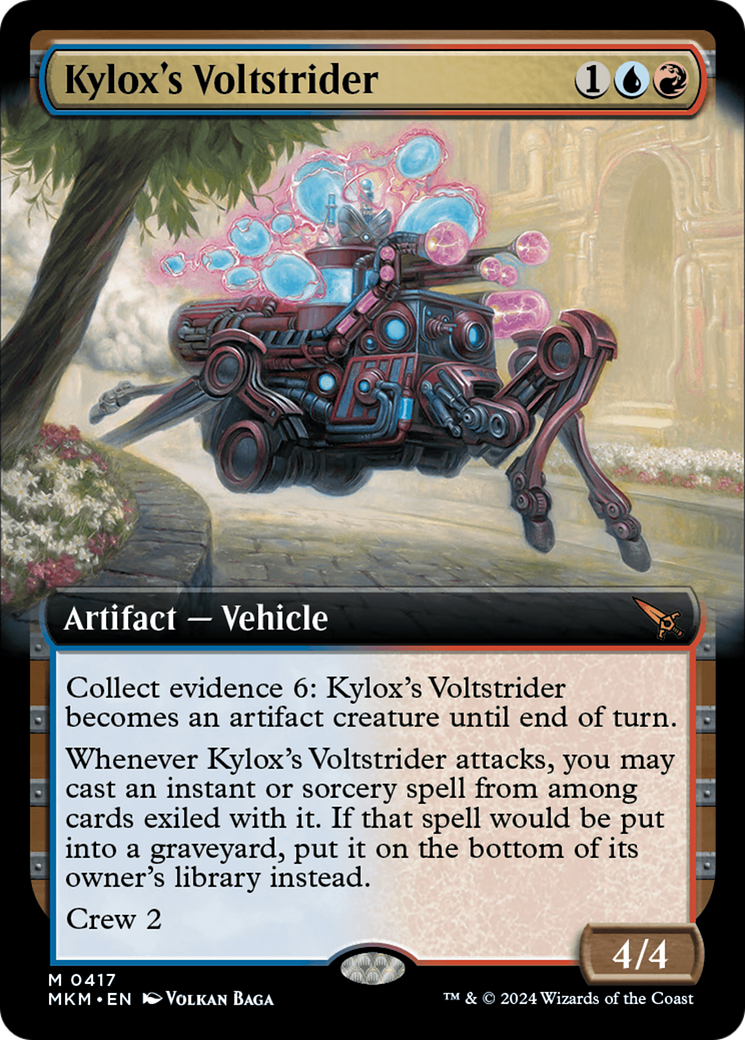 Kylox's Voltstrider (Extended Art) [Murders at Karlov Manor] | Jomio and Rueliete's Cards and Comics